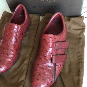 Gucci ostrich sneakers